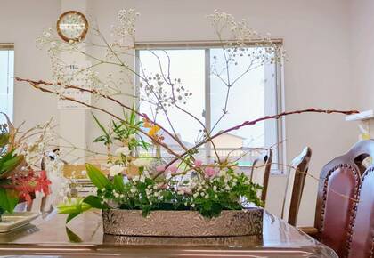 🌺今週のお花　テーマは「クロス」