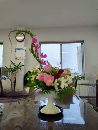 🌺今週のお花　テーマは「フラミンゴ」